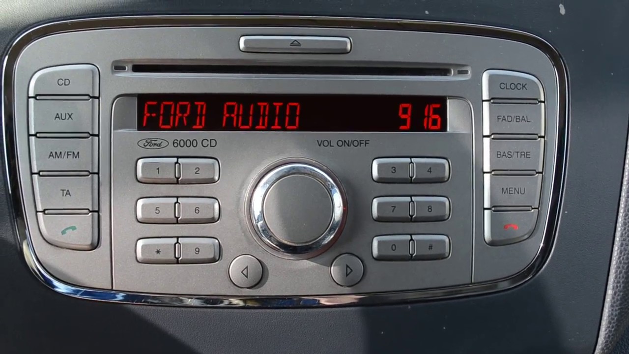 radio code for ford figo 2013